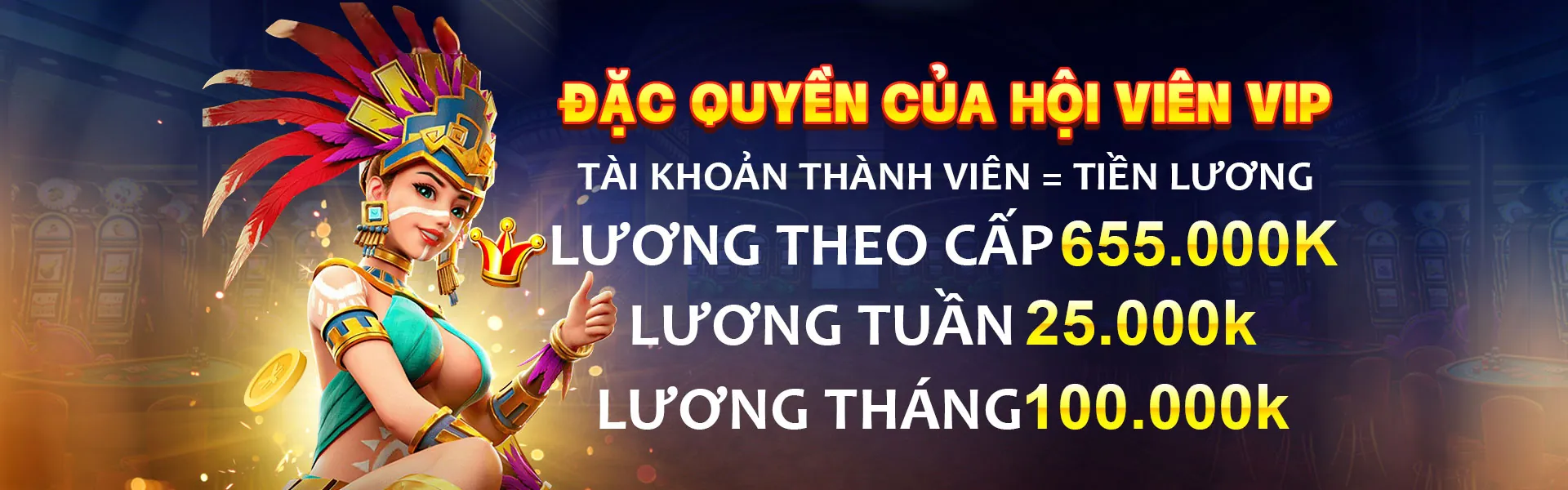 Hình ảnh sang trọng của chương trình VIP link sv388 mới nhất
